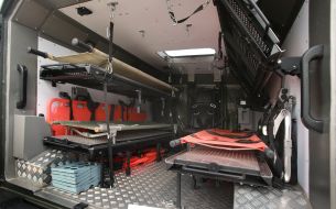 Sanitary and evacuation armored car "Kozak-5"