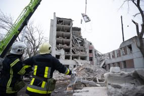 Наслідки ракетного обстрілу Чернігова