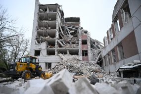 Наслідки ракетного обстрілу Чернігова