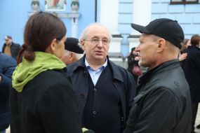 Ivan Malkovich and Oleg Skrypka