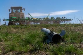 Farmers clear fields of ammunition residues during spring field work