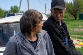 Residents of the village of Virnopillya