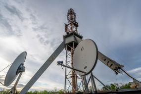 Consequences of a missile attack by the invaders on a TV tower in Kharkov
