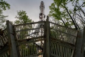Consequences of a missile attack by the invaders on a TV tower in Kharkov