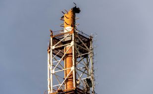 Consequences of a missile attack by the invaders on a TV tower in Kharkov
