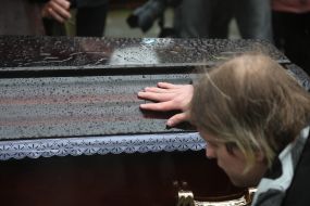 Farewell ceremony for Nazarii Lavrovsky, who died in the war