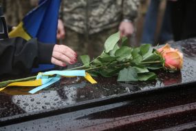 Farewell ceremony for Nazarii Lavrovsky, who died in the war