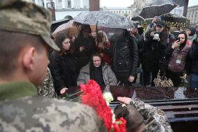 Farewell ceremony for Nazarii Lavrovsky, who died in the war