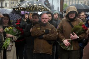 Farewell ceremony for Nazarii Lavrovsky, who died in the war