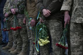 Farewell ceremony for Nazarii Lavrovsky, who died in the war