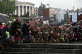 Farewell ceremony for Nazarii Lavrovsky, who died in the war