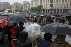 Farewell ceremony for Nazarii Lavrovsky, who died in the war
