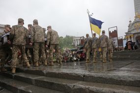 Farewell ceremony for Nazarii Lavrovsky, who died in the war