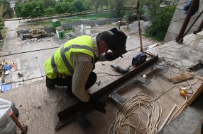 Reconstruction of six buildings destroyed by Russian shelling in Zaporizhzhia