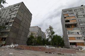Reconstruction of six buildings destroyed by Russian shelling in Zaporizhzhia