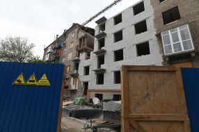 Reconstruction of six buildings destroyed by Russian shelling in Zaporizhzhia