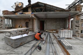 Reconstruction of six buildings destroyed by Russian shelling in Zaporizhzhia