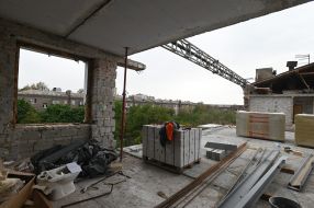 Reconstruction of six buildings destroyed by Russian shelling in Zaporizhzhia
