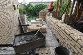 Reconstruction of six buildings destroyed by Russian shelling in Zaporizhzhia