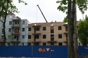 Reconstruction of six buildings destroyed by Russian shelling in Zaporizhzhia