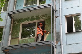 Reconstruction of six buildings destroyed by Russian shelling in Zaporizhzhia