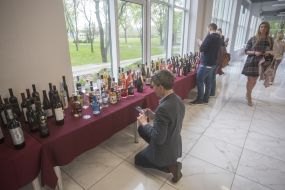Samples of the products of the participants of the Wine&Spirits Award competition