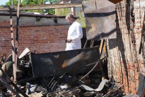 Наслідки ворожого обстрілу авіабомбами Харкова