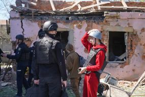 Наслідки ворожого обстрілу авіабомбами Харкова