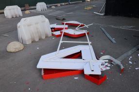 Последствия ракетного удара по Одессе