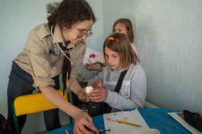 Майстер-клас з розпису великодніх яєць