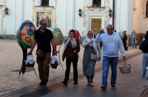 Believers with Easter Basket