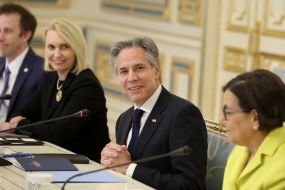 Bridget Brink and Anthony Blinken