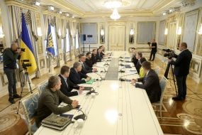 Volodymyr Zelenskyi and Anthony Blinken