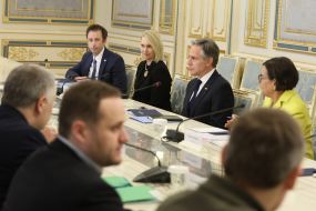 Bridget Brink and Anthony Blinken