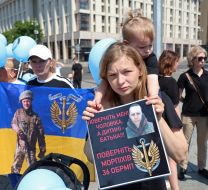 Action in support of marine prisoners of war in Kyiv