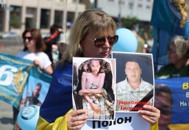 Action in support of marine prisoners of war in Kyiv