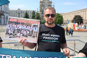 Action in support of marine prisoners of war in Kyiv