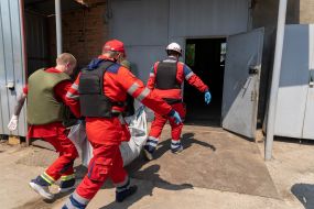 Consequences of the shelling of Kharkov