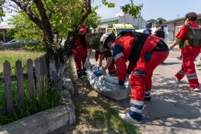Consequences of the shelling of Kharkov