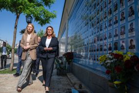 Olena Kondratyuk and Malgozata Kidawa-Blonska