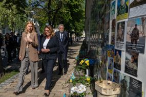 Olena Kondratyuk and Malgozata Kidawa-Blonska