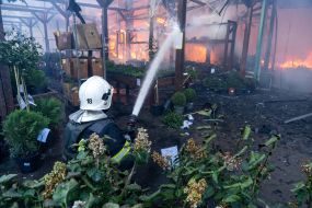 Consequences of two guided air bombs hitting the "Epicentr" hypermarket in Kharkiv