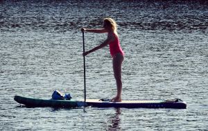 Summer vacation on Obolonsky Island in Kyi
