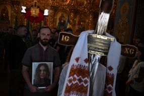 Farewell to paramedic Iryna Tsybukh