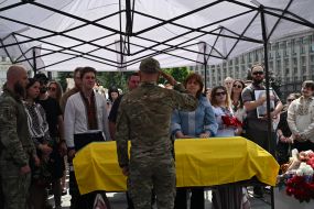 Farewell to paramedic Iryna Tsybukh