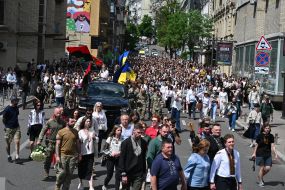 Farewell to paramedic Iryna Tsybukh