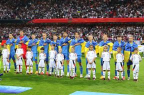 Players of the Ukrainian national football team