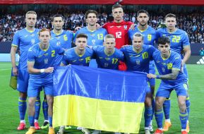Players of the Ukrainian national football team