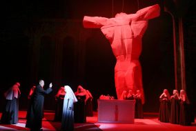 Premiere of the opera "Dialogues of the Carmelites", at the Lviv National Opera