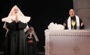 Premiere of the opera "Dialogues of the Carmelites", at the Lviv National Opera